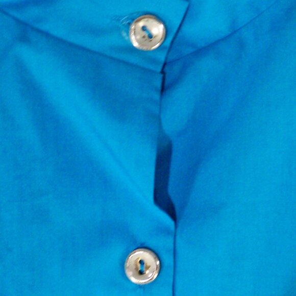 Roamans, Blue *Button Up Shirt 2X - Picture 6 of 6